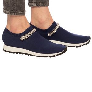 Authentic Jimmy Choo Crystal Sneakers